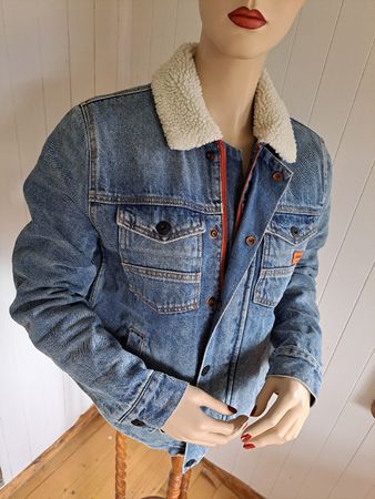 SUPERDRY Jeansjacke HACIENDA XS Jacke Fleecejacke 38