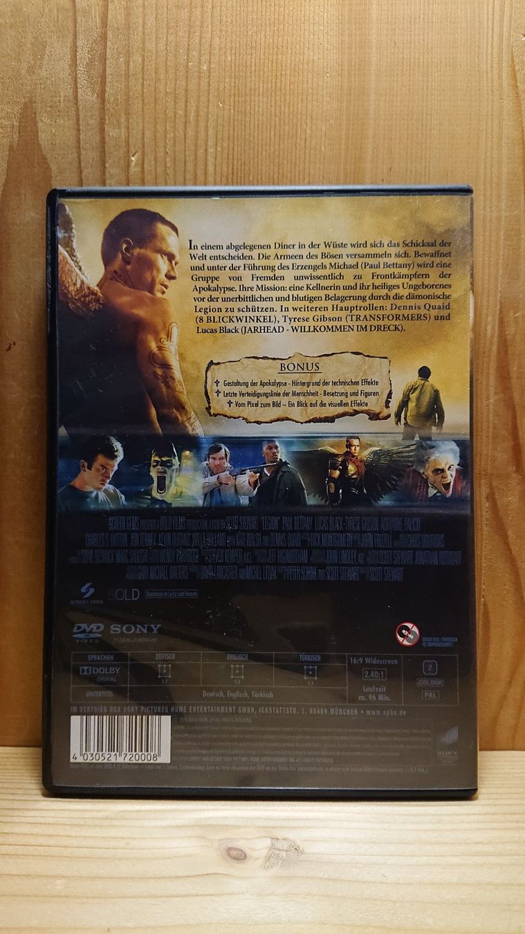 Tutti i DVDs: LEGION DVD – Usato da Wilderswil venduto da Exebub 1