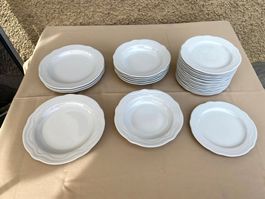 26-teiliges Gastro Geschirr, weiss, von Seltmann Weiden D