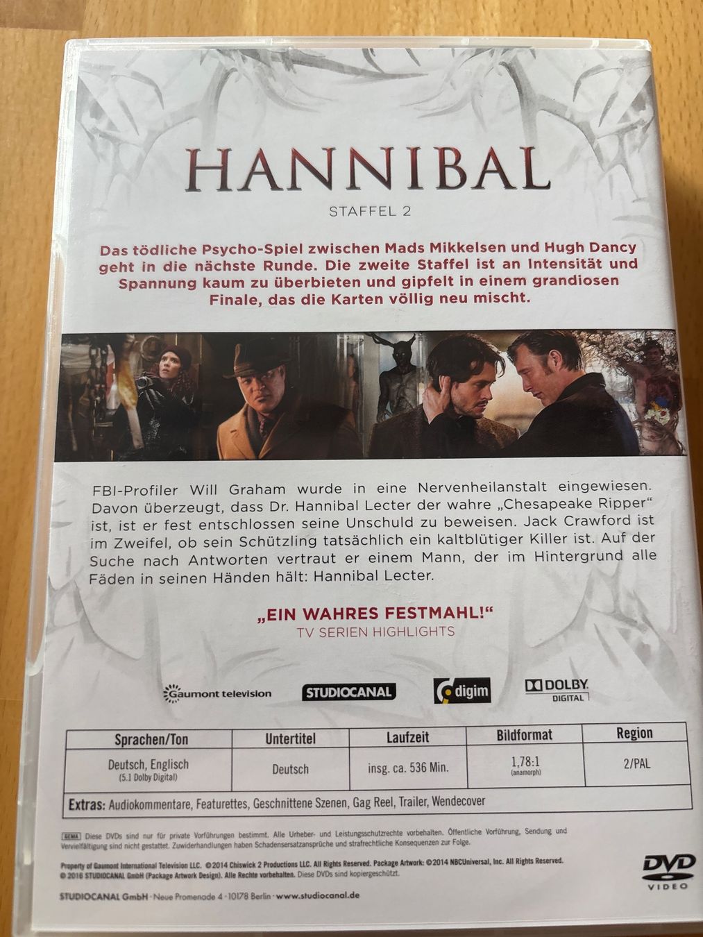 Tous les DVDs: HANNIBAL – D'occasion à Lauwil par Turbo-Schnecke 7