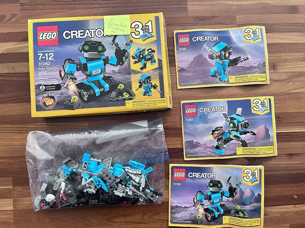 LEGO Creator Robo Explorer 31062 / 3 in 1 / Alter 7-12 Jahre (Gebraucht ...