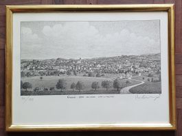 Bild -  Gossau 1900- Litho von Paul Wyss