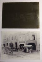 Glasnegativ und Abzug / Bern Marktgasse