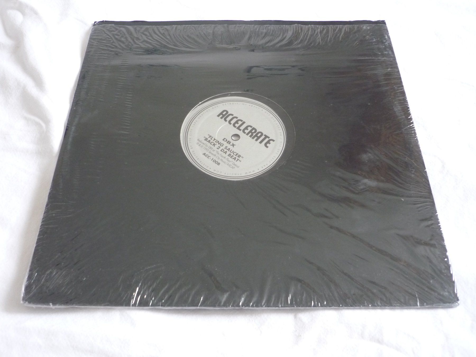 Dischi in vinile: Rare Techno Vinyl - Accelerate 100 - DBX Ghetto Trax Blip – Usato da Beringen venduto da Flatretriever