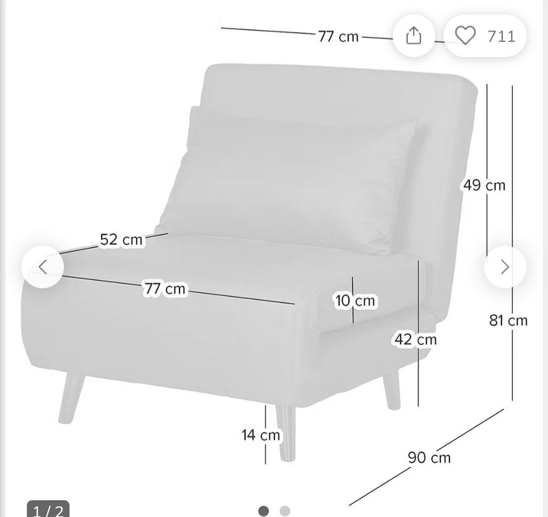 Fauteuils: Schlafsessel in Beige – D'occasion à Stein AG par MARILiii89 7