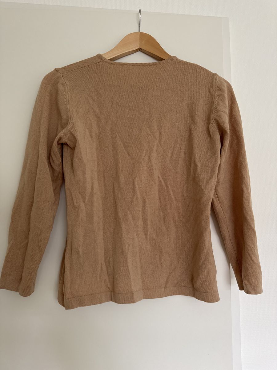 Pullover & Sweatshirts: Schurwolle Basic Pullover Gr. 36 S beige Woolmark Naturfaser – Gebraucht aus Küsnacht ZH von Van_6lmf 3