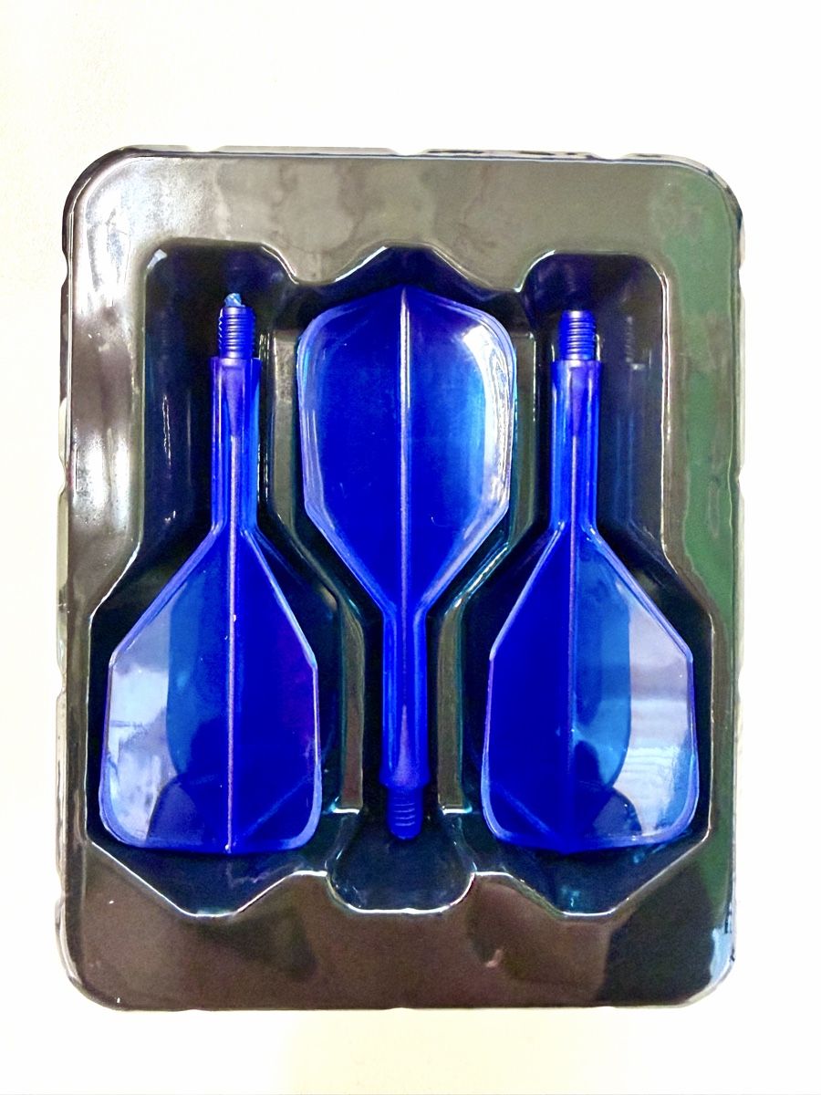 Freccette: Dart Flights GoatAir short 19mm blue – Nuovo e nell'imballaggio originale da Bellach venduto da Koelliker1 1