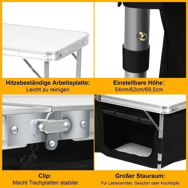 Kochen, Essen & Trinken: Campingküche faltbar Alu 2 Fächer Campi… – Neu und originalverpackt aus Schaffhausen von VendemosSchweiz 1