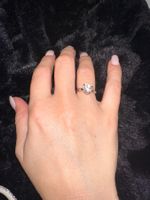 NEUWERTIG💍 Swarovski Ring Solitär Herz Gr 52(12)-NP CHF 150