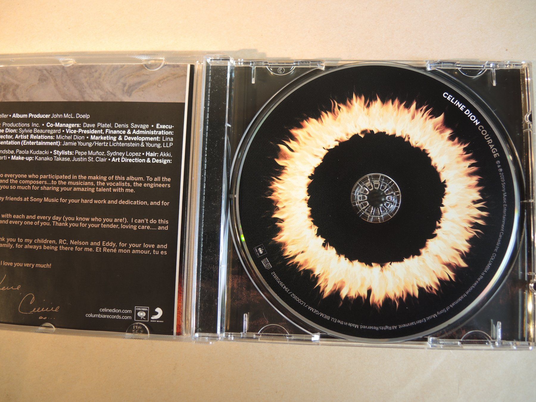CDs: Celine Dion - Courage CD – Gebraucht aus Rorschach von  1