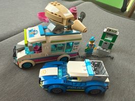 LEGO City 60243 + 60314 mitOVP & Anleitung +Gratis Set 60312