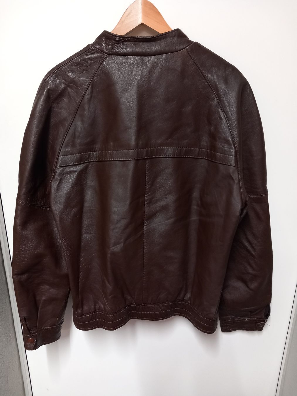 Giacche: Herren Lederjacke braun Gr.S Echtleder – Usato da Gwatt (Thun) venduto da umwelt-brocki 1