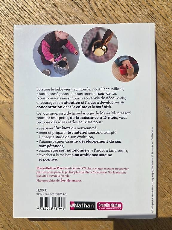 Libri: 60 activites Montessori pour mon bebe – Usato da Begnins venduto da psy-harmonie 1