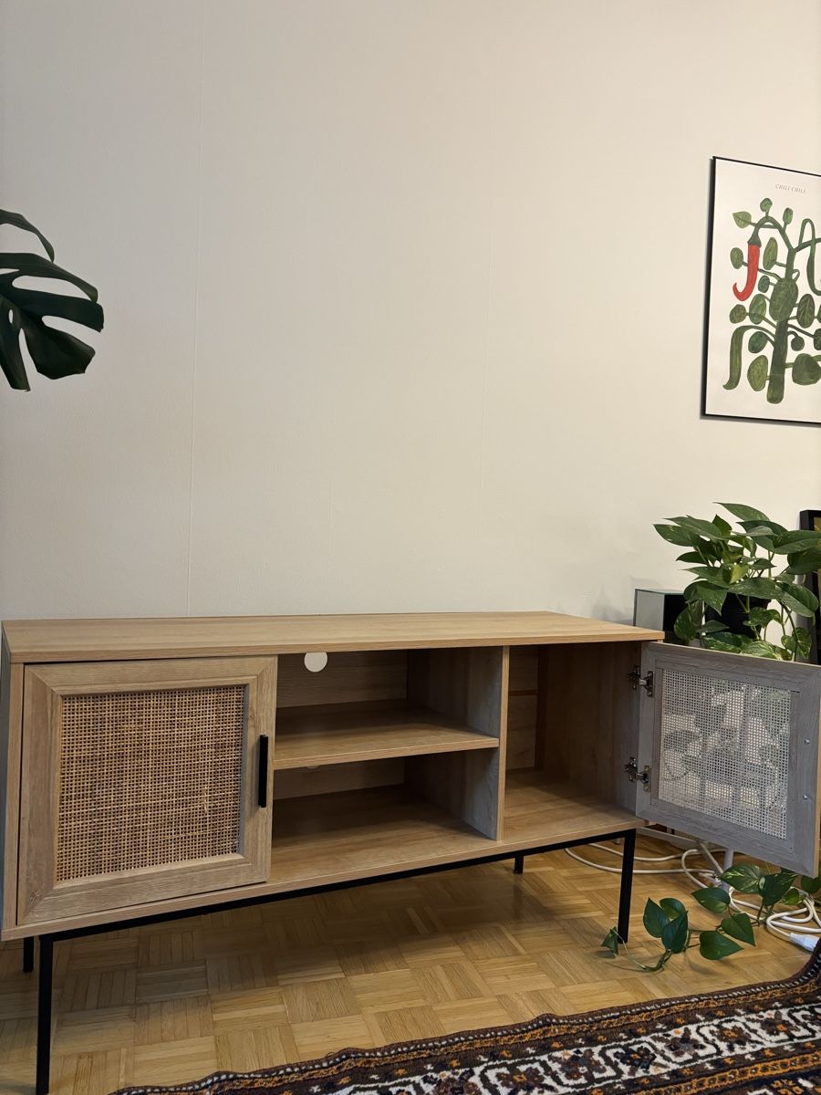Mobili TV: TV Stand PASCO Rattan Light Brown – Usato da Zürich venduto da tom_9gsk 4