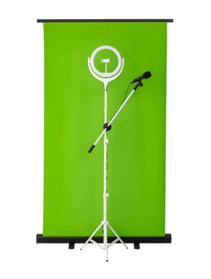 Sonstiges Zubehör: FTM Streaming Kit mit Ringlicht und Greenscreen - NEU & OVP – Neu und originalverpackt aus Effretikon von SEMOUNA