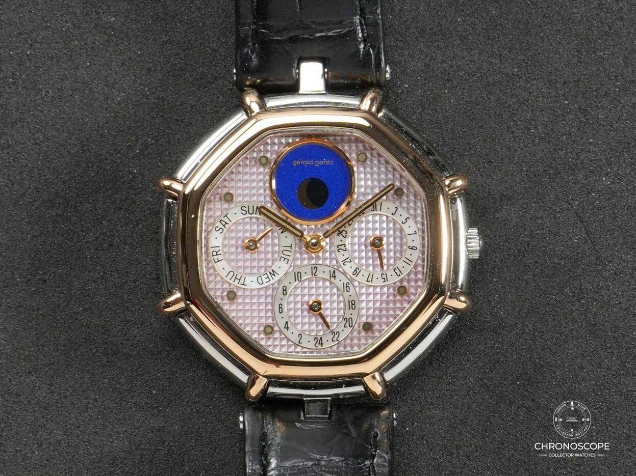 Orologi: Gerald Genta Octo Calendar Reference G.2983.7 guilloché – Usato da Luzern venduto da ChronoScope6004