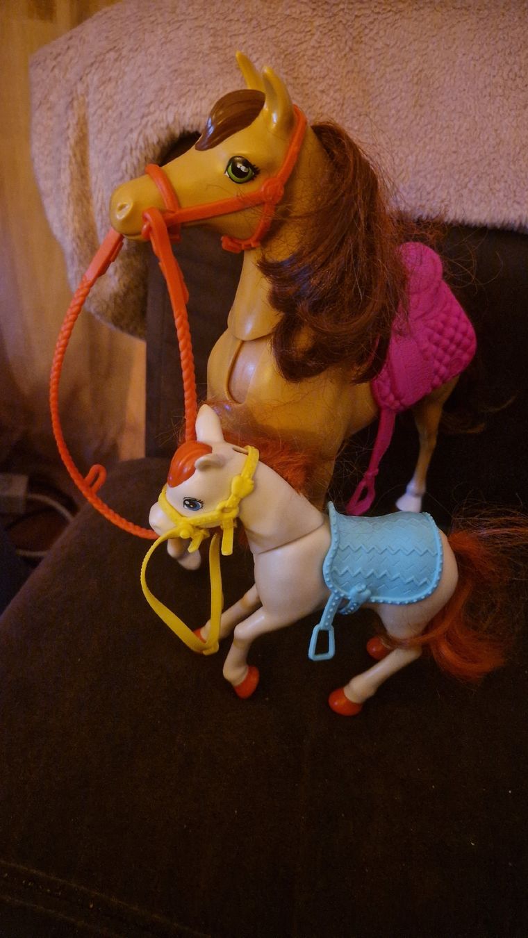 Figurines: Barbie Pferd mit Jungen – D'occasion à Ueberstorf par Baski78