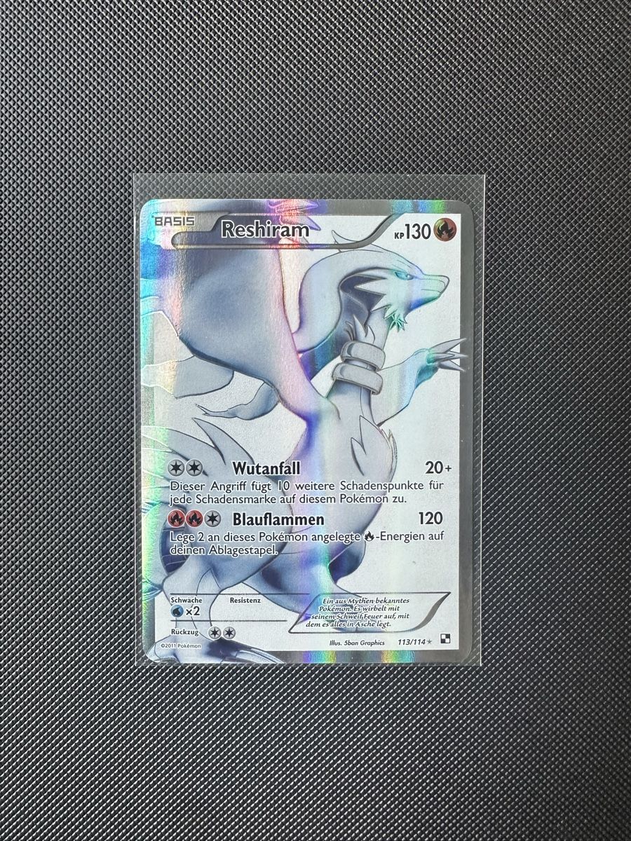 Pokémon Carte collezionabili: Reshiram - Pokemon Black&White - 113 DE – Usato da Möhlin venduto da ChariShop-TCG