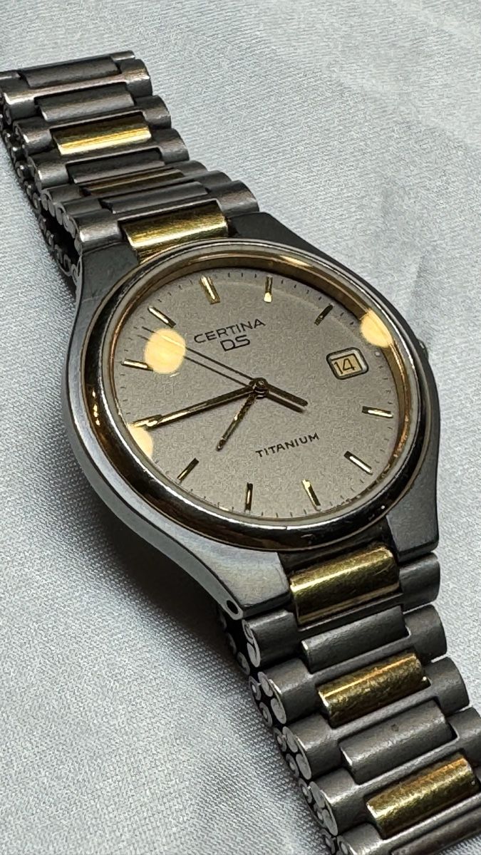 Certina Orologi: Vintage Certina DS Titanium Bicolor – Usato da Untersiggenthal venduto da TimeandShine 3