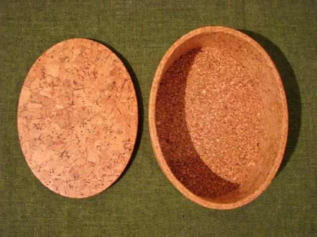 Contenitori & Simili: Kork Dose Schmuck Box Case Schatulle Deckel oval MAXI B) – Nuovo (secondo la descrizione) da Wil ZH venduto da Arbolero 4