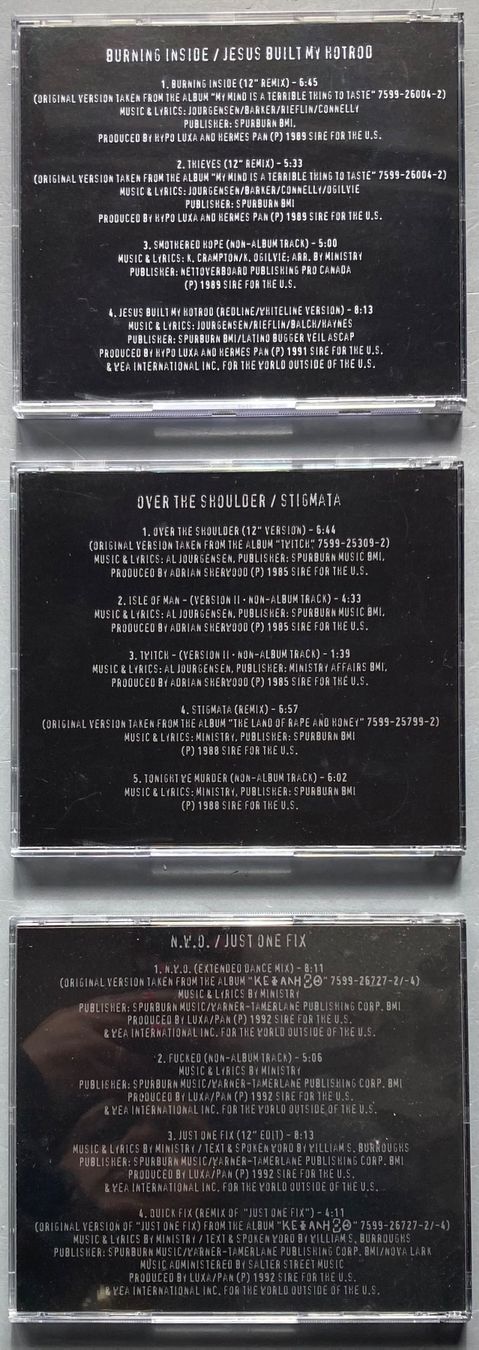 CDs: MINISTRY - BOX – Gebraucht aus Poliez-Pittet von Newtown-Records 5
