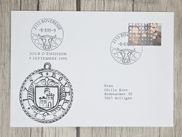 CL11 Enveloppe + Timbre Suisse 1995