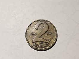 2 Forint Münze 1970, Ungarn, Top Zustand für Sammler!
