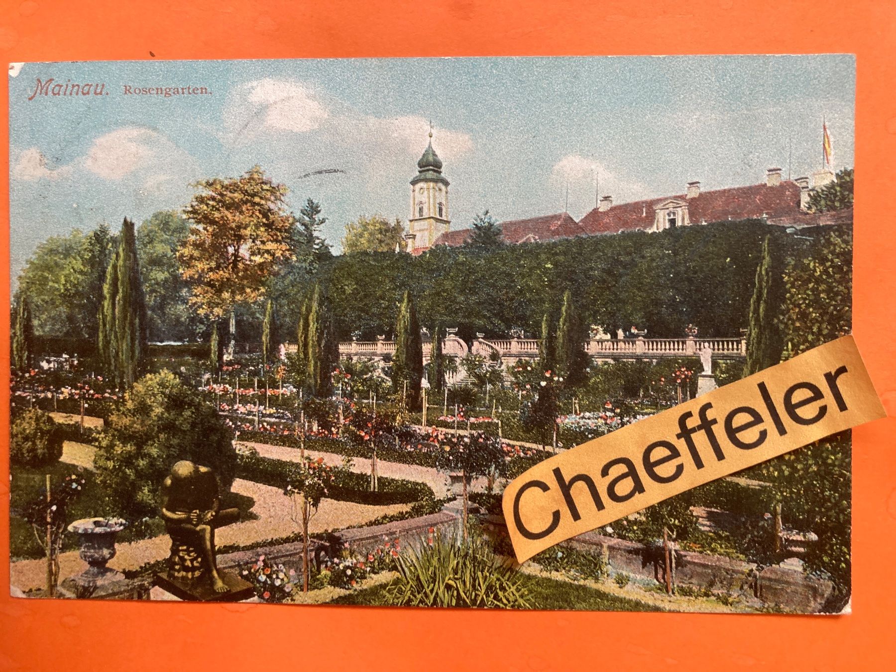 Cartes postales: 1911 Mainau.  Rosengarten – D'occasion à Zürich par Chaeffeler