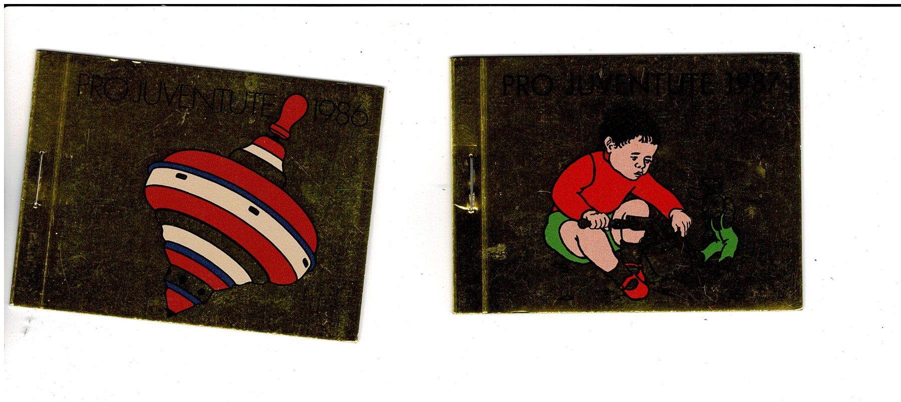 Alle Briefmarken: PJ 1986 1987 2 Heftchen ** – Neu (gemäss Beschreibung) aus Lausanne von Whorvath