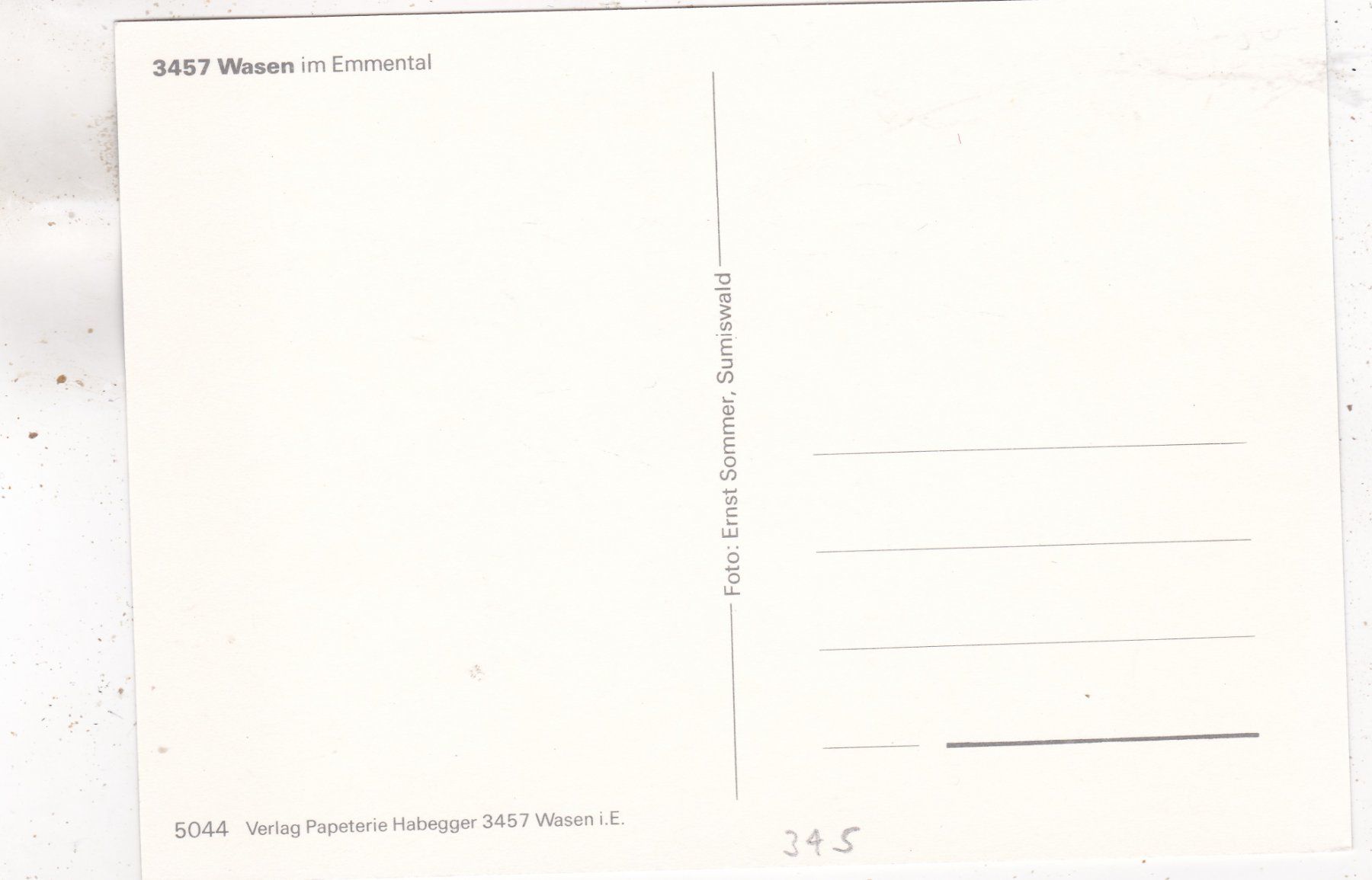 Cartes postales: Wasen im Emmental – D'occasion à Herisau par Lisegrat2008 1