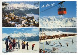 ST. MORITZ Wintersport, Luftseilbahn, Skischule, Eishockey