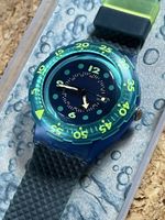 Alte scuba watch ( Swatch) blautürkis