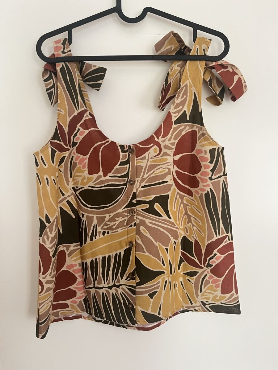 Sezane Top: Sézane Rick Top Imprimé Feuilles Vicky – Nuovo e nell'imballaggio originale da Oberarth venduto da pau_h8rf 4