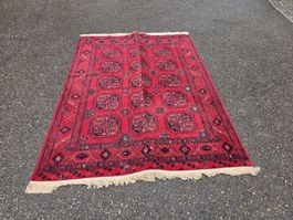 Roter Vintage Teppich, Top Zustand, Wohnzimmer-Deko!