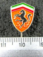 SUDERIA FERRARI AUTO LOGO ANTIK ANSTECKNADEL VINTAGE OLDI