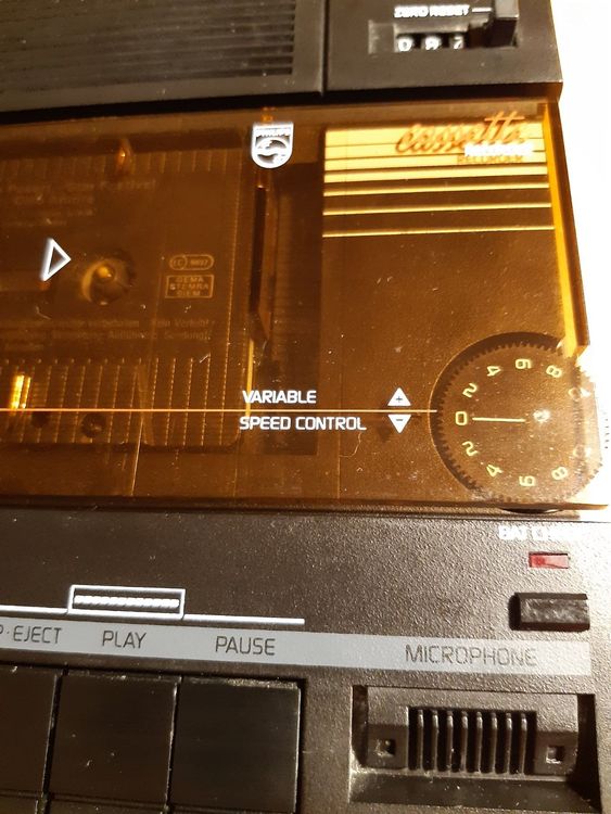 Philips Cassette Recorder D6350 1989 - Noir - Photo, audio & vidéo