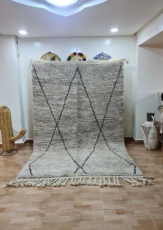 Tappeti: Marokkanische Berber-Teppiche " Tradition Trifft Moderne " – Usato da Crans-Montana venduto da AtlasWoolWorks 3