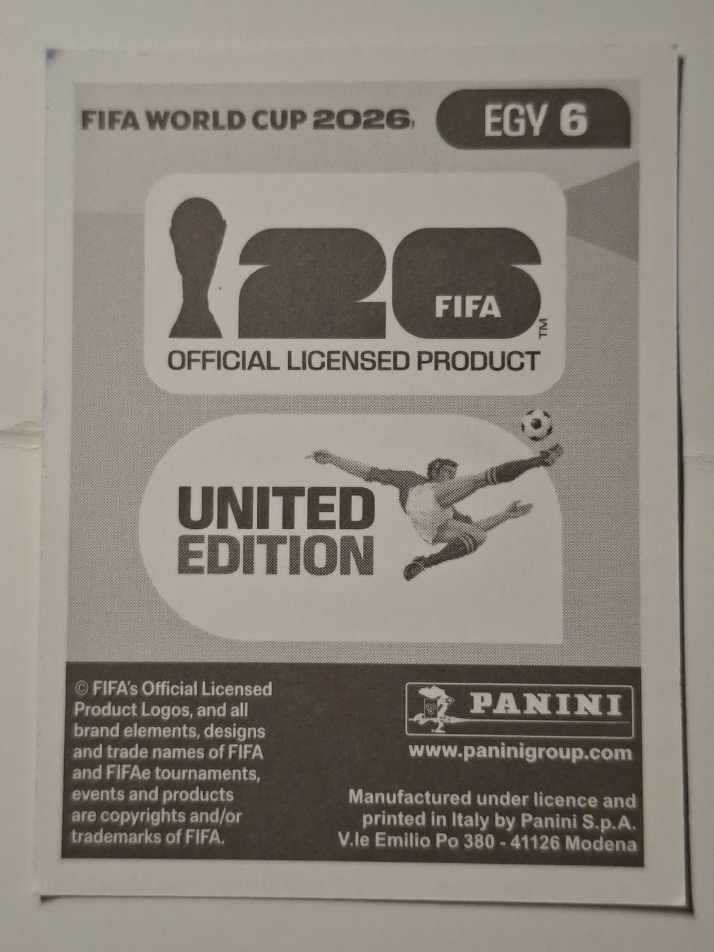 Panini Carte collezionabili: FIFA World Cup 2026 Sticker Khaled Sobhi EGY 6 – Nuovo (secondo la descrizione) da Zuzwil BE venduto da Fiu 1