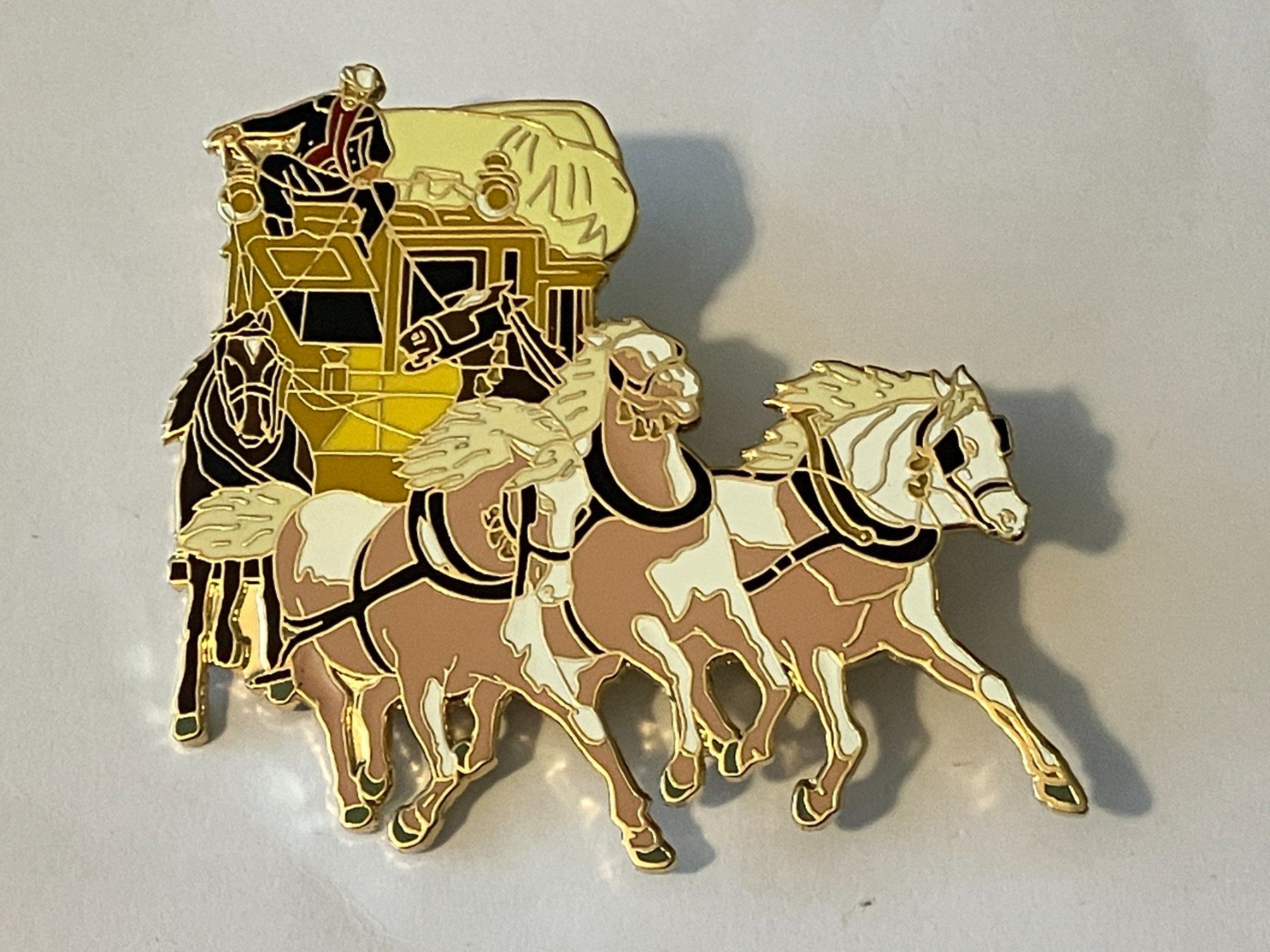 Plaketten & Abzeichen: 1 Pin Postkutsche – Gebraucht aus Basel von djwwpp