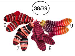 handgestrickte Wollsocken, 38/39