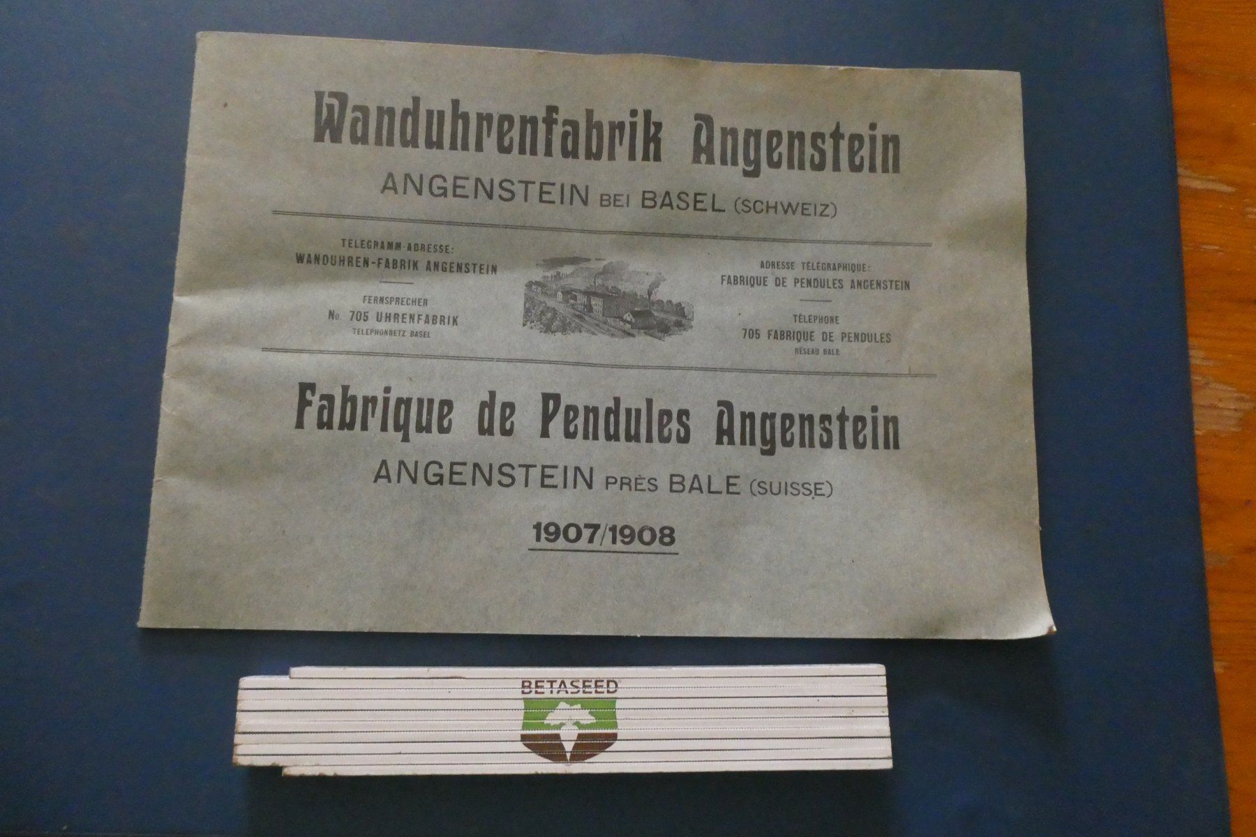 Stand- & Wanduhren: Pendules Fabrique Angenstein  Bale – Gebraucht aus Fontaines NE von monloisir