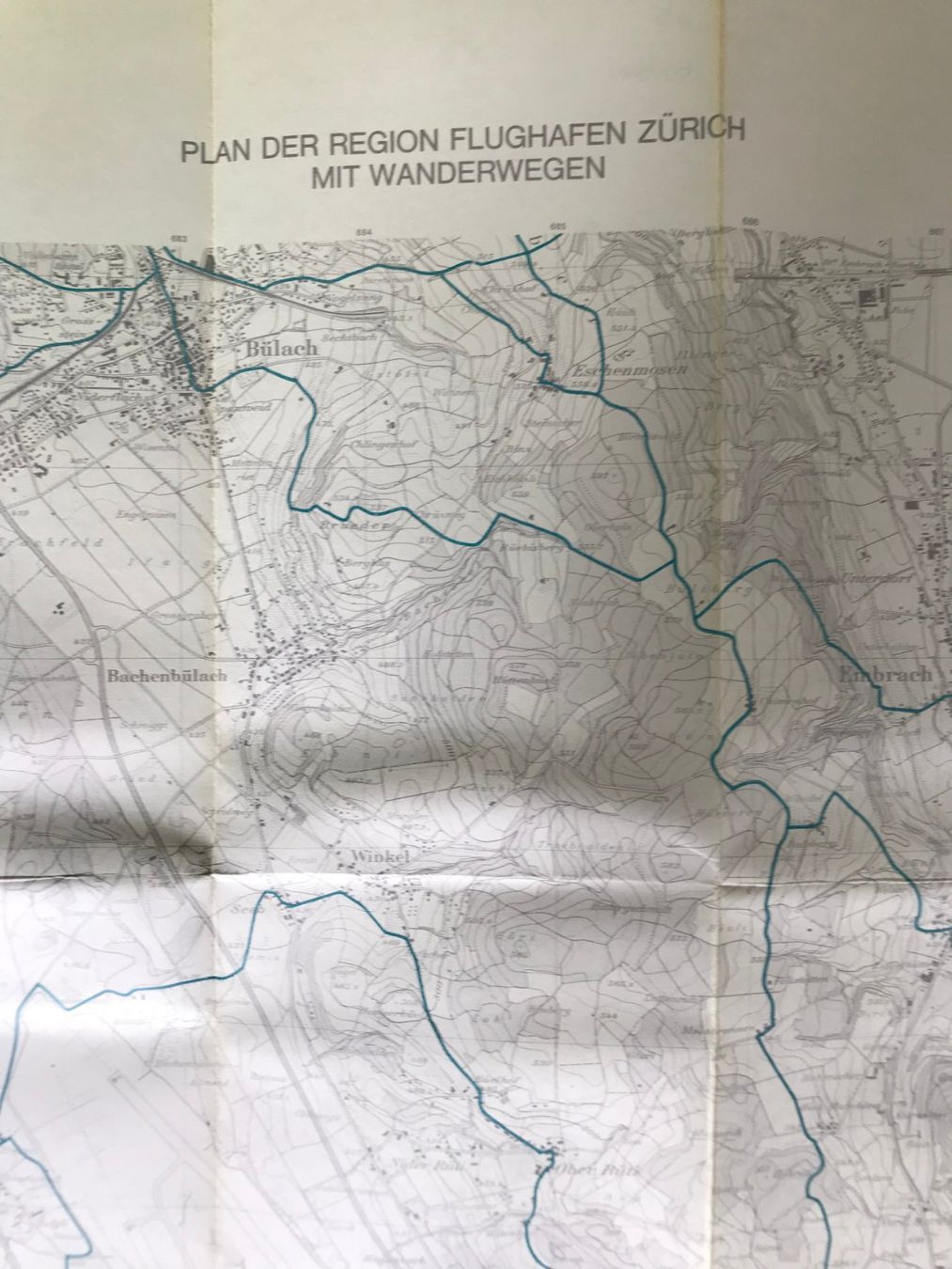 Cartine & Atlanti: Stadtplan Kloten, Flughafen, 1972 – Usato da Biberist venduto da longimanus3 6