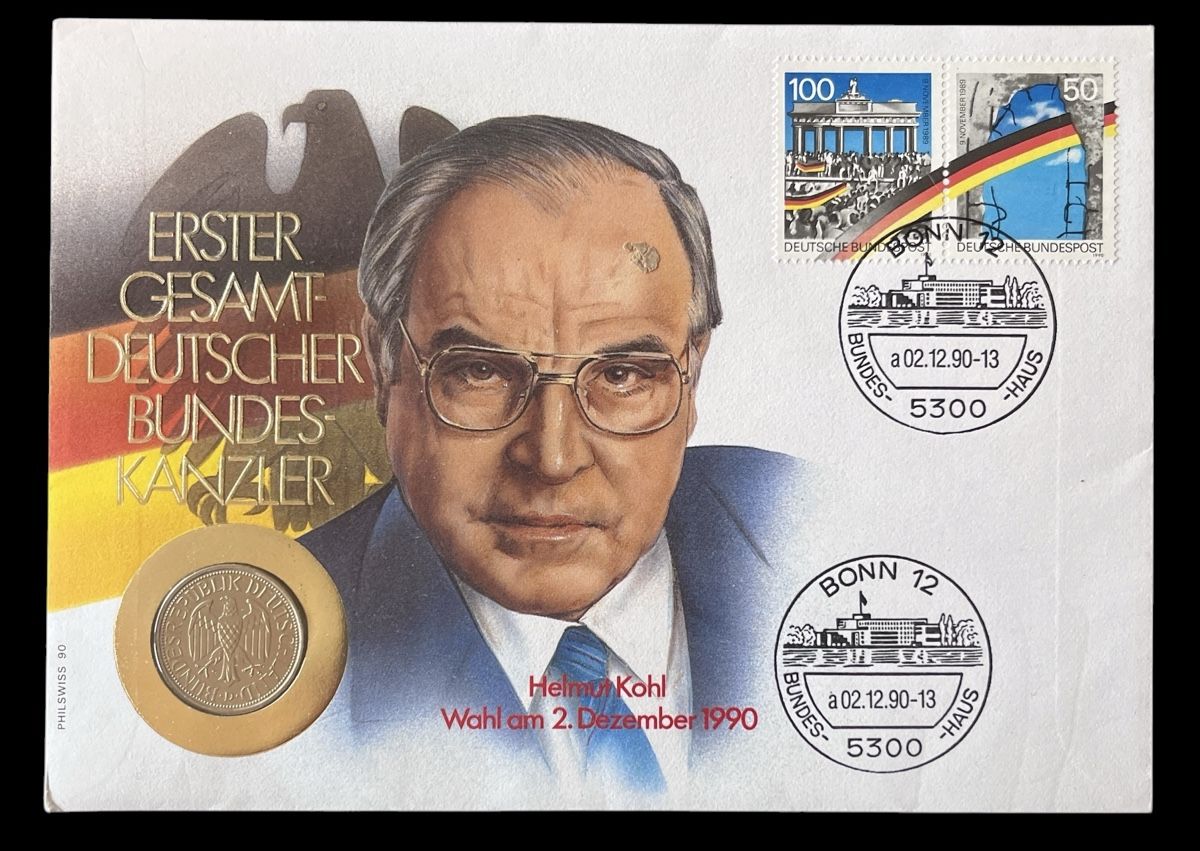 Alle Münzen: Münzbrief Helmut Kohl  – Neu und originalverpackt aus Winterthur von Numismatica-Vitu