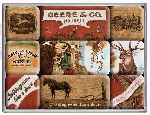 Calamite: 9-teiliges Magnet-Set John Deere – Nuovo e nell'imballaggio originale da Ennetbürgen venduto da open24shop