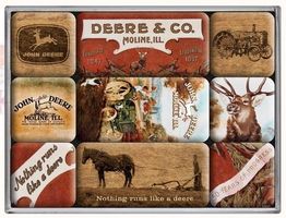 9-teiliges Magnet-Set John Deere