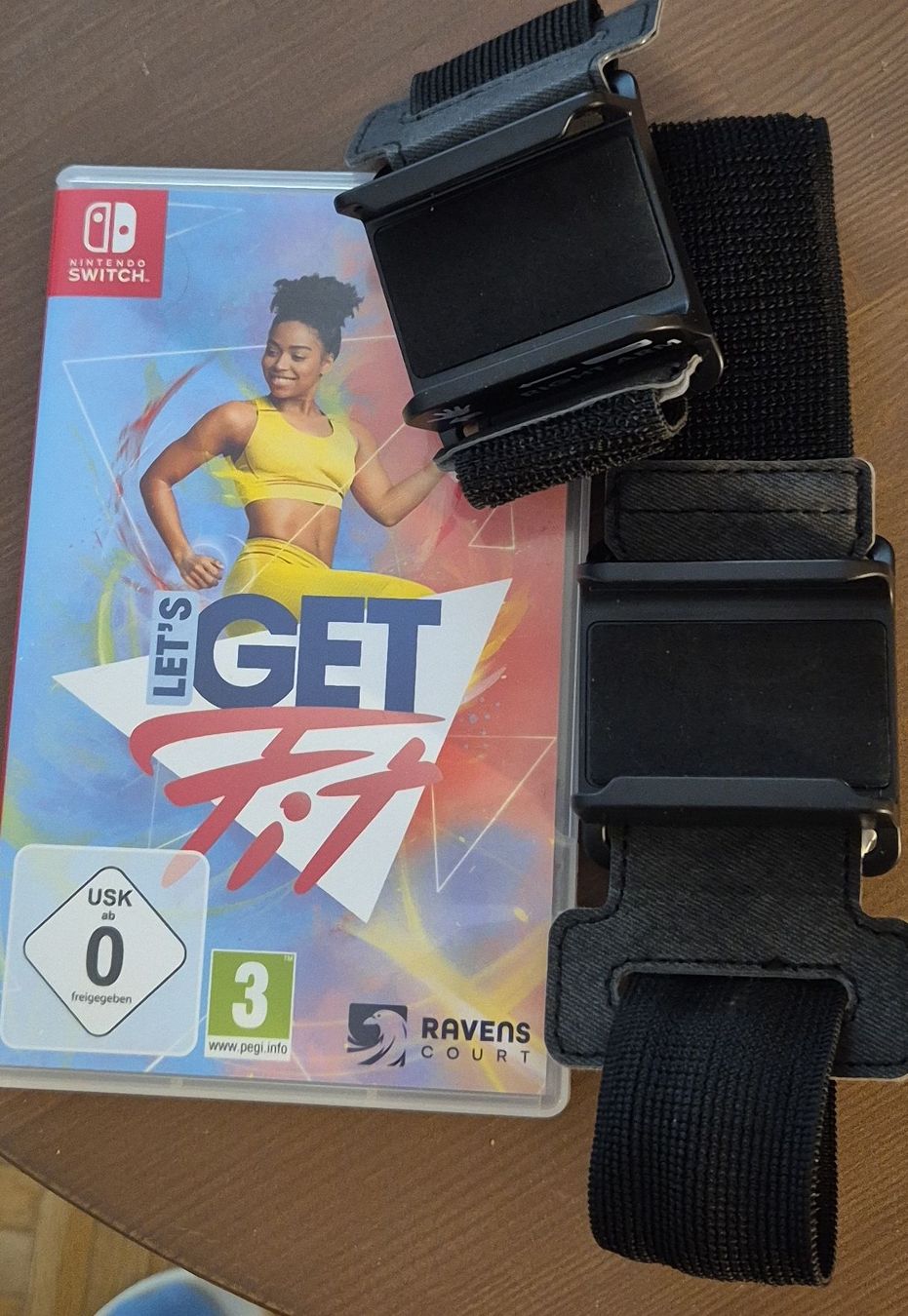 Nintendo Spiele: Nintendo Switch Let's Get Fit Spiel + Beinband – Gebraucht aus Birsfelden von Lexxi28