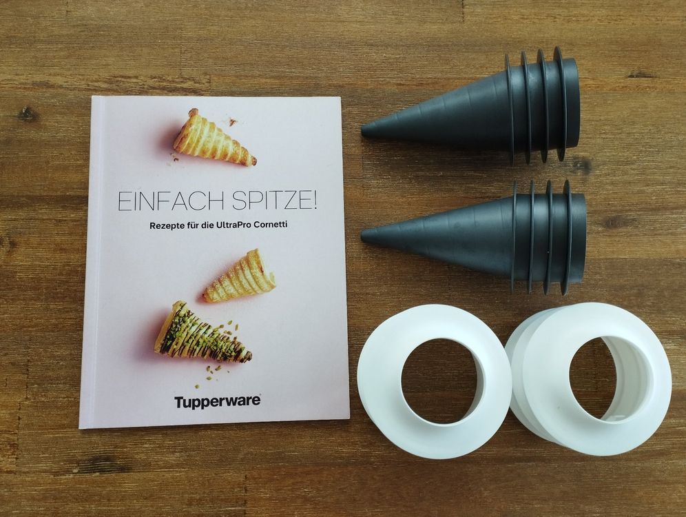 Tupperware UltraPro Cornetti 8er Set, inkl. Rezeptbuch! (Gebraucht) in ...