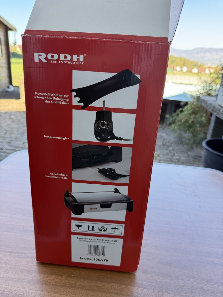 Grills: Tischgrill RODHE – Neu und originalverpackt aus Horriwil von Joseph24 4