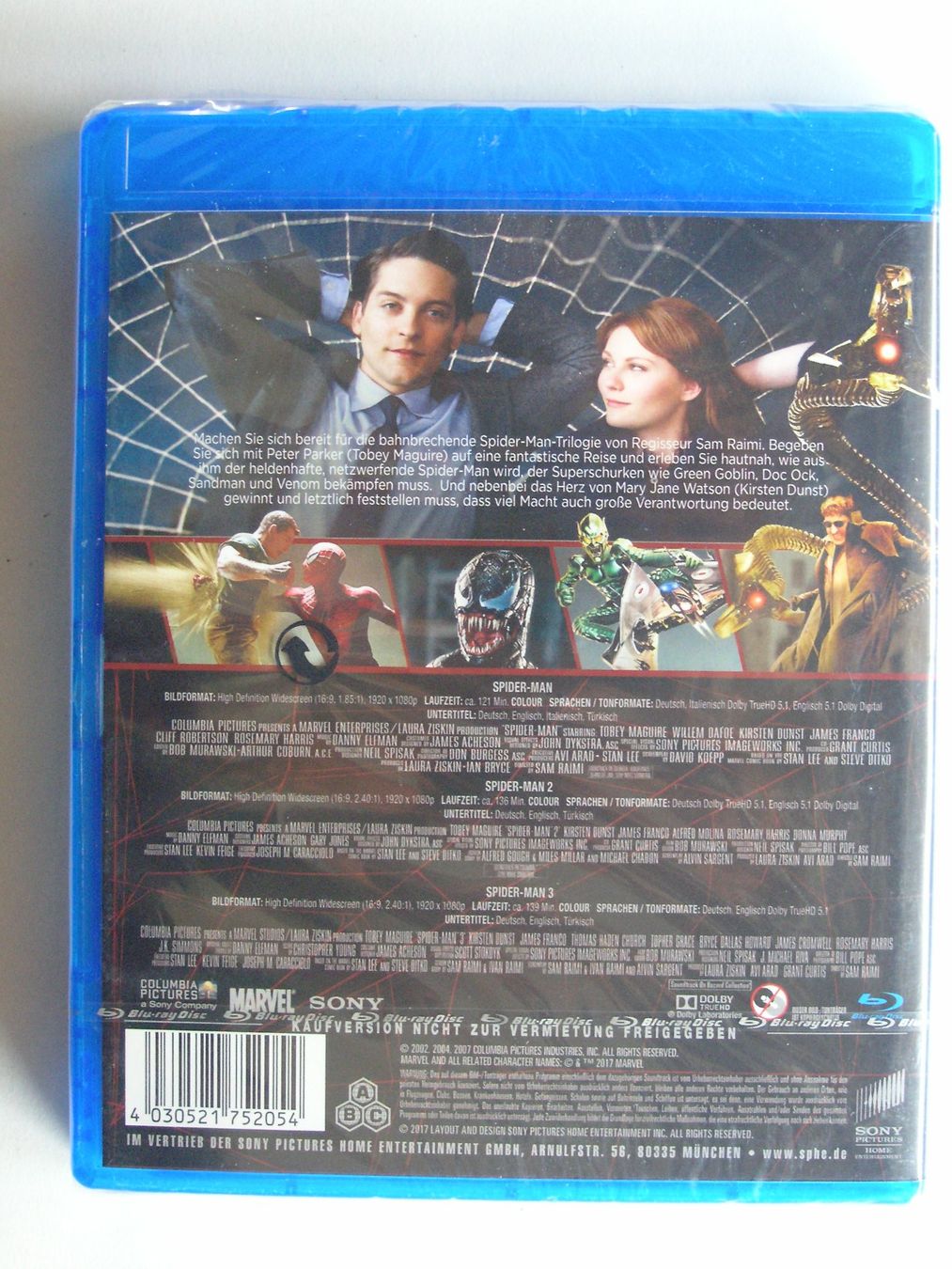 Tutti i DVDs: SPIDER-MAN complete COLLECTION – Nuovo (secondo la descrizione) da Zuzwil SG venduto da vette13 2