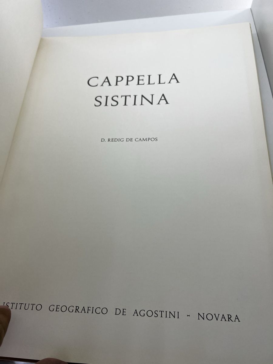Libri: Cappella Sistina Posterformat in D und E 1959 – Usato da Wettingen venduto da NickInc 2